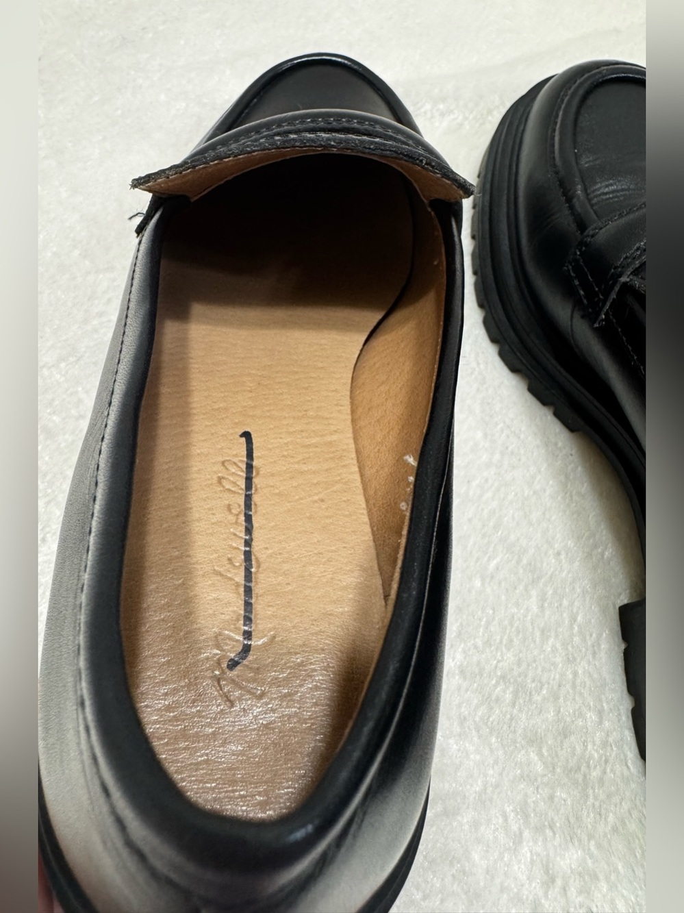 Madewell The Bradley Lugsole Loafer in Leather Size 7 - Picture 10 of 12